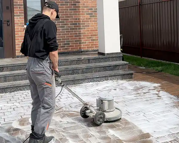 Бруківка процес чистки